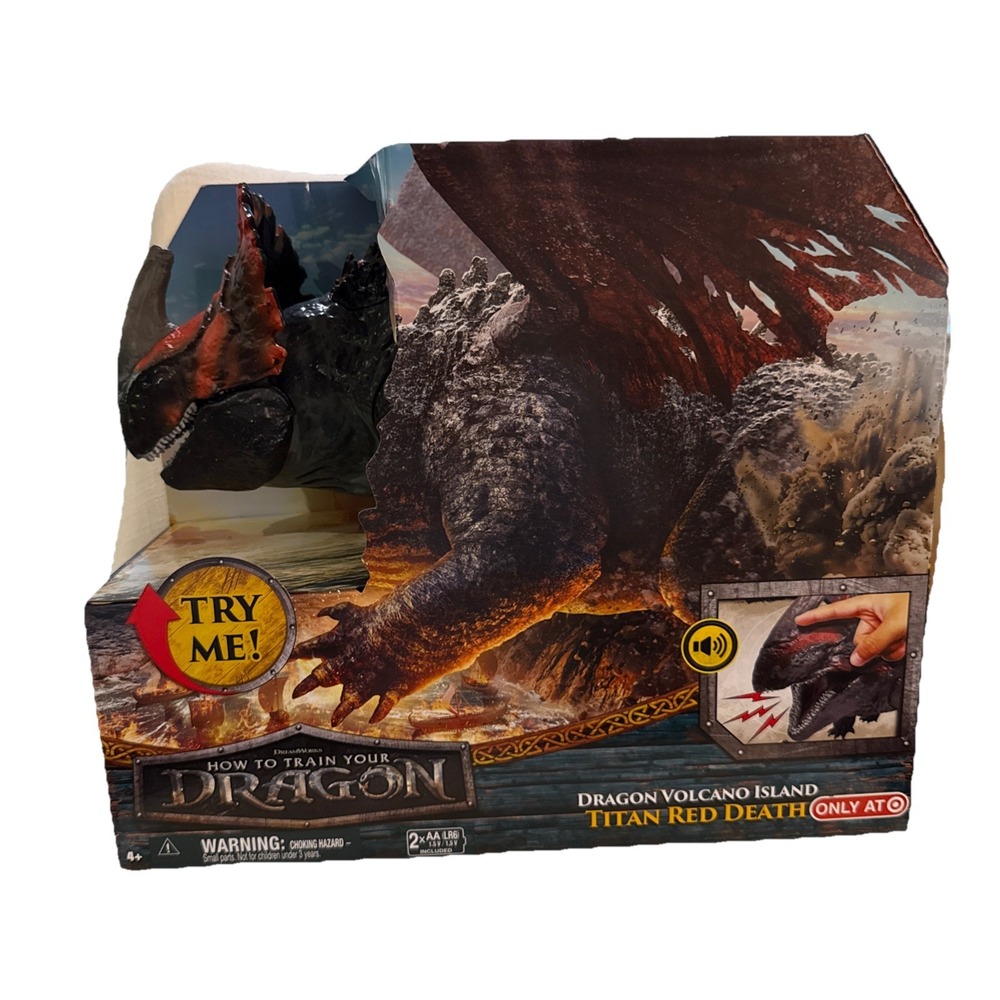 How to‎ Train Your Dragon Titan Red Death Action Figure Toy